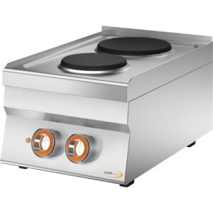 Cookmax Elektrische kookplaat, hoogvermogen, 2 platen
