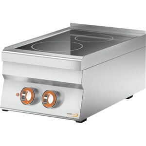Cookmax Keramische kookplaat, hoogvermogen, 2 zones