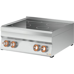 Cookmax Keramische kookplaat, hoogvermogen, 4 zones
