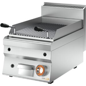 Cookmax Gas-lavasteengrill, 1 zone, met 1 vleesrooster