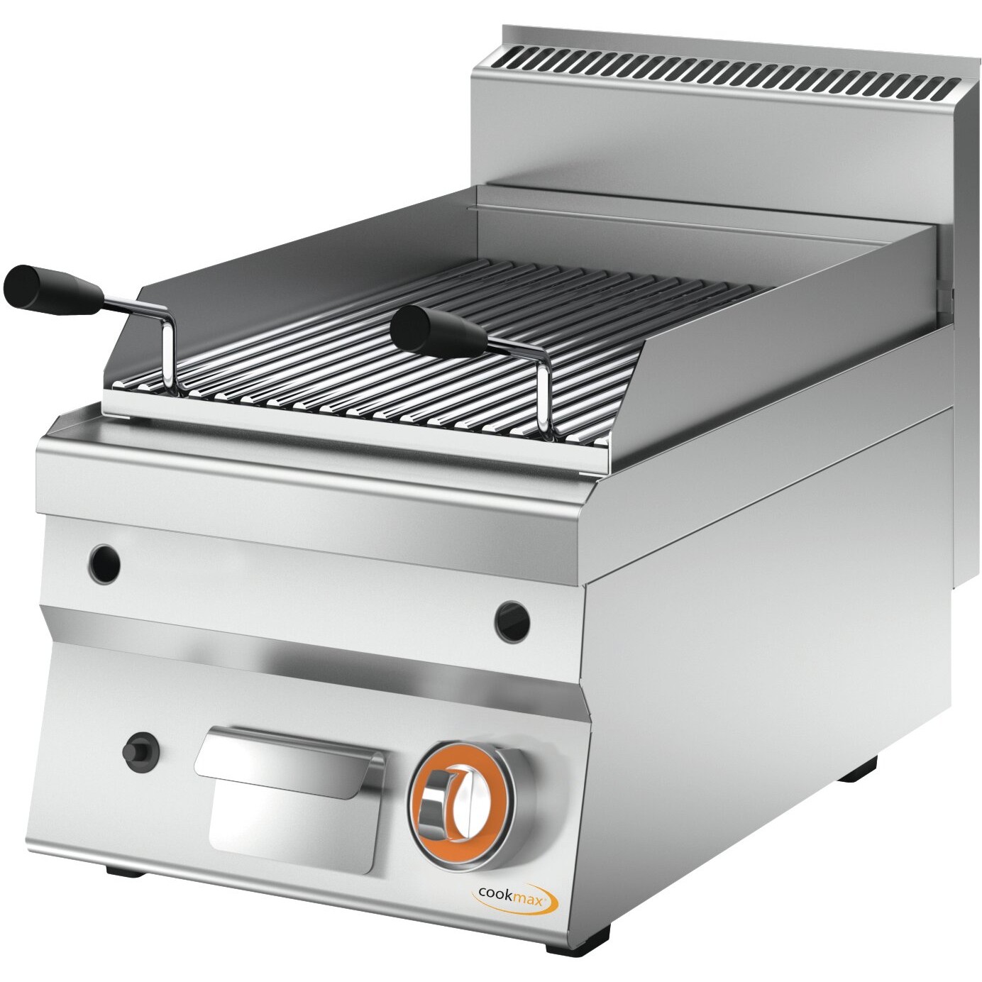 Cookmax Gas-lavasteengrill, 1 zone, met 1 vleesrooster