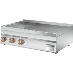 Cookmax Elektrische bakplaat, 2/3 glad + 1/3 gegroefd