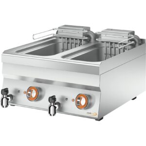 Cookmax Elektrische friteuse, 2 x 10 l