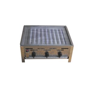 Cookmax Professionele gasgrill 3-pits, met rooster