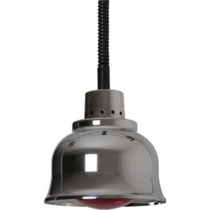 Cookmax Warmtestraler Chroom Wit Licht 250 W ø 225 mm H = 850-1900 mm
