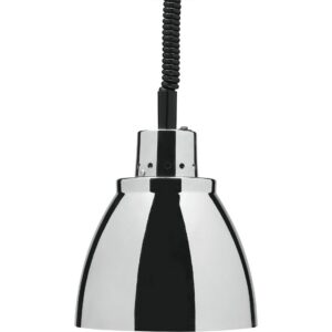 Cookmax Warmtestraler Ø 225 mm, chroom, wit licht