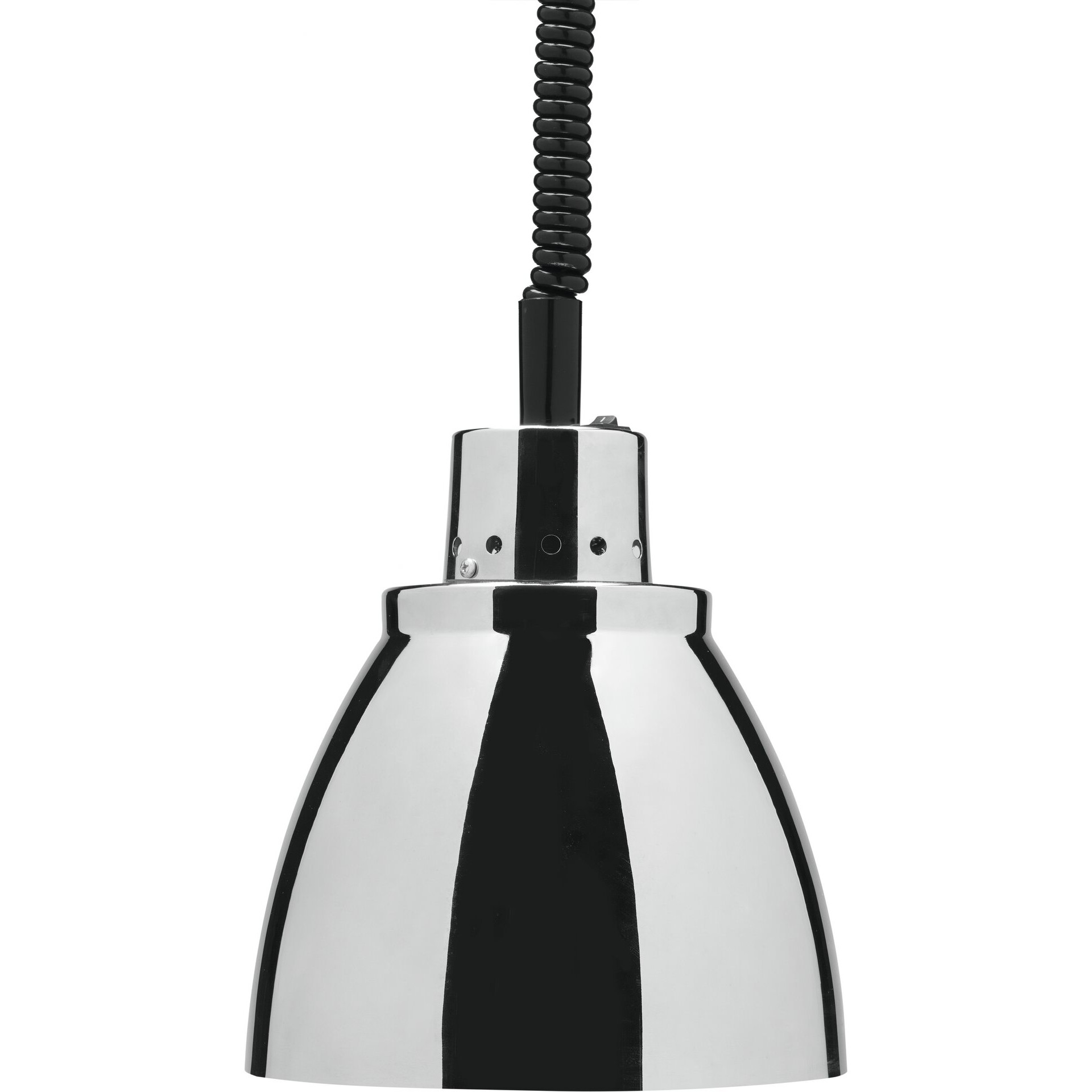 Cookmax Warmtestraler Ø 225 mm, chroom, wit licht