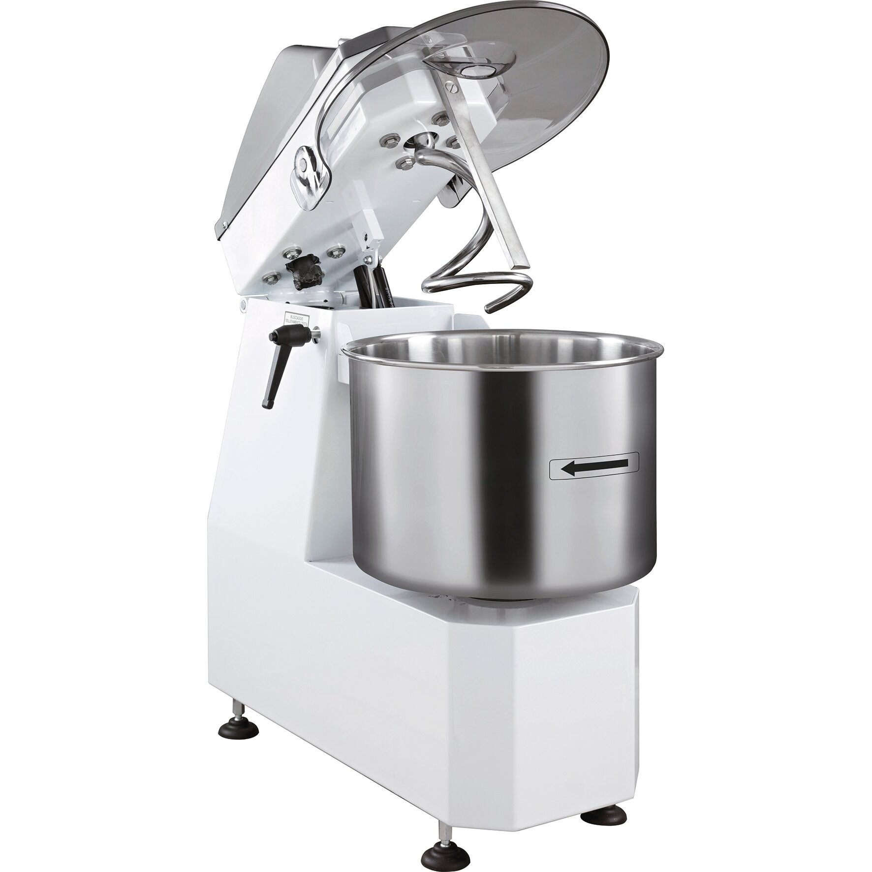 Cookmax Deegkneedmachine voor 38 kg / 42 l met optilbare kop 800 x 474 x 866 mm
