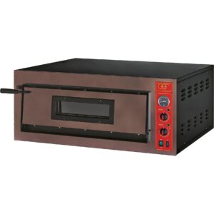 Cookmax Pizzaoven rustiek, 1 bakkamer, voor 4 pizza's ø 360 mm / 1010 x 850 x 420 mm