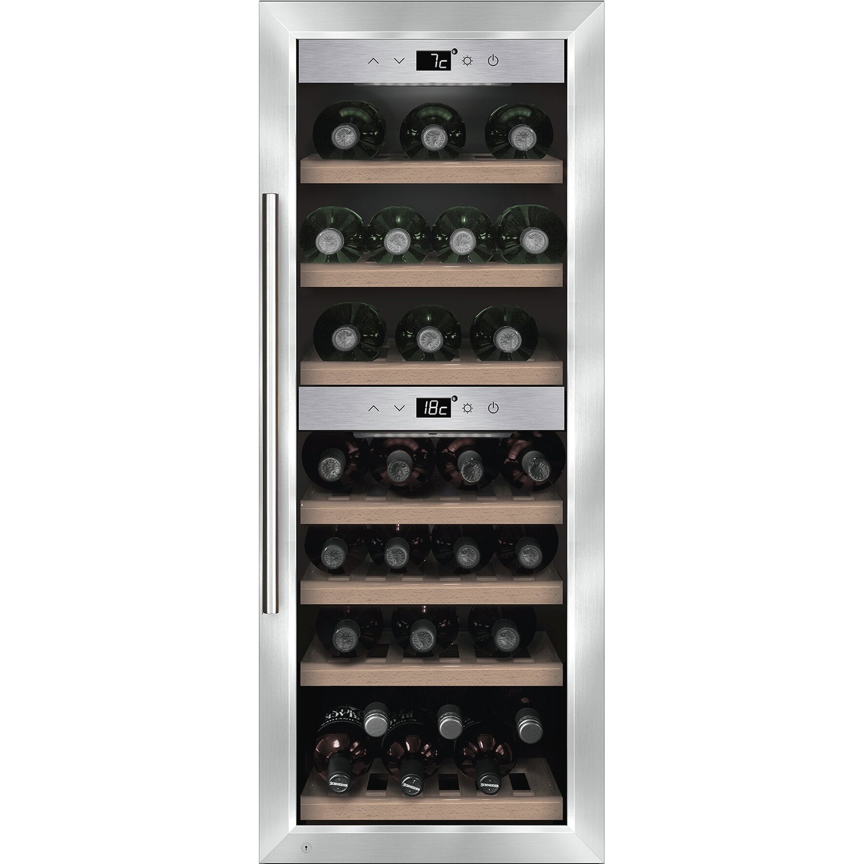 Cookmax Wijnkoelkast 2 zones / 38 flessen / 395 x 630 x 1040 mm - Afbeelding 2