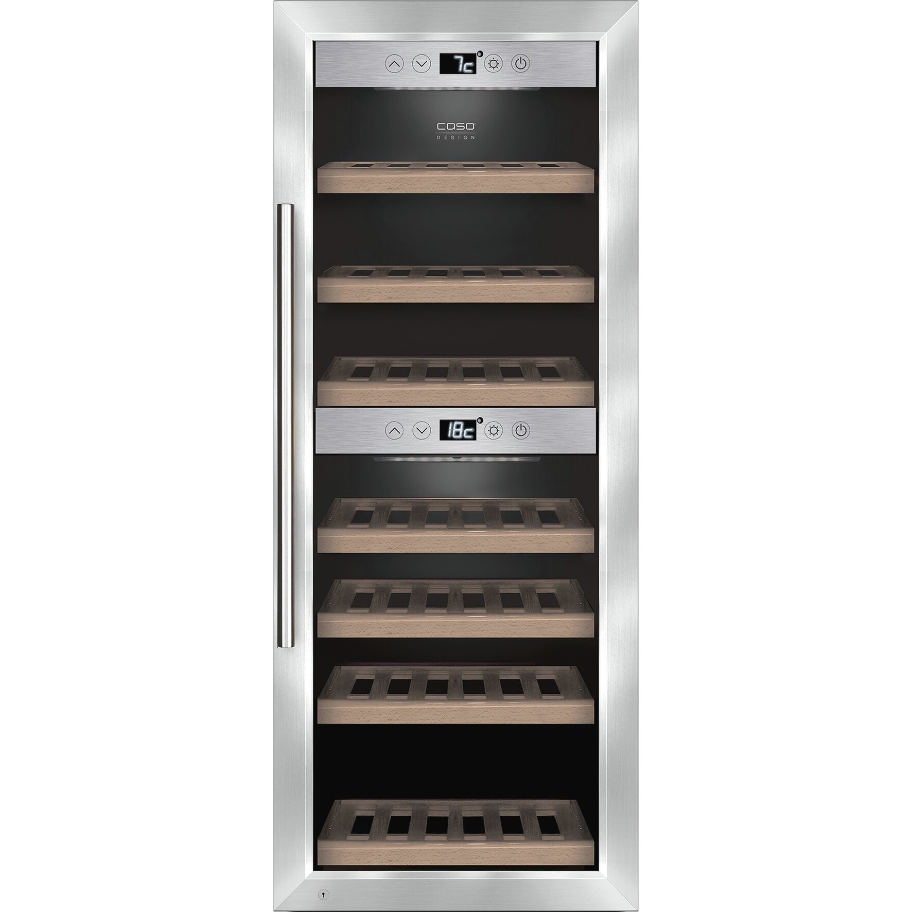 Cookmax Wijnkoelkast 2 zones / 38 flessen / 395 x 630 x 1040 mm