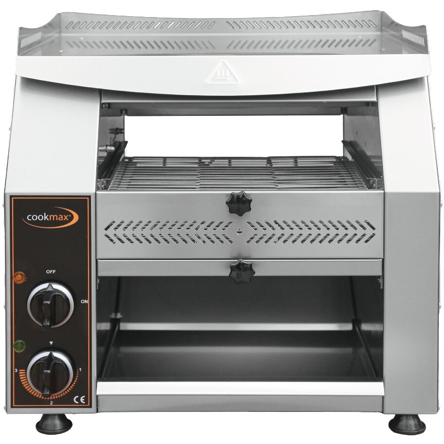 Cookmax Doorloop-broodrooster voor 144 sneetjes/u - Afbeelding 2