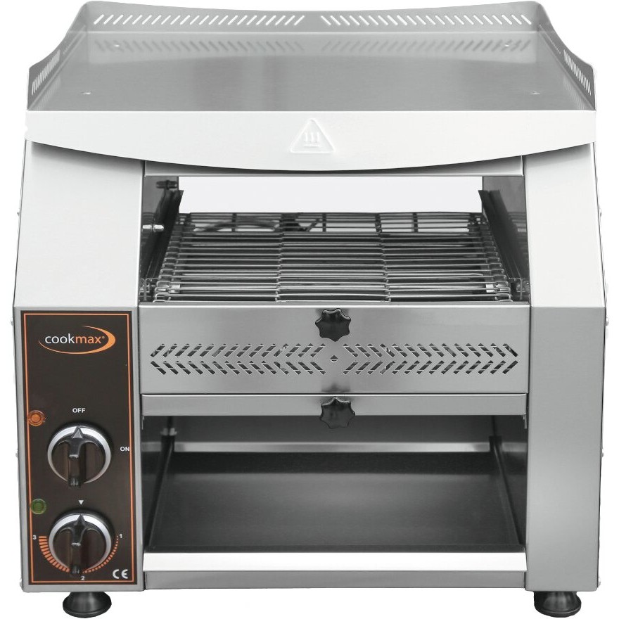 Cookmax Doorloop-broodrooster voor 144 sneetjes/u - Afbeelding 3
