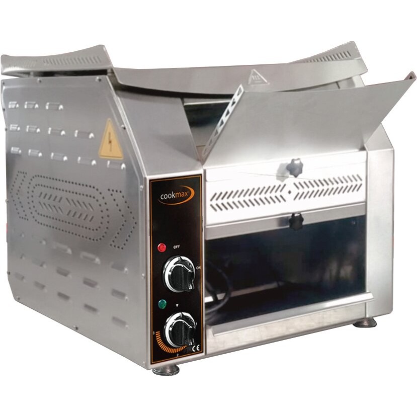 Cookmax Doorloop-broodrooster voor 144 sneetjes/u