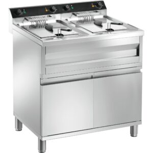 Cookmax Elektrische friteuse 2x 12 l