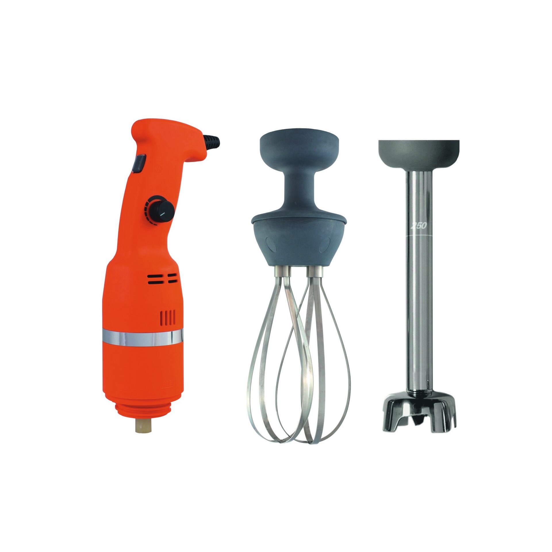 Cookmax Handmixer mit 270 mm Mixstab und Schneebesen