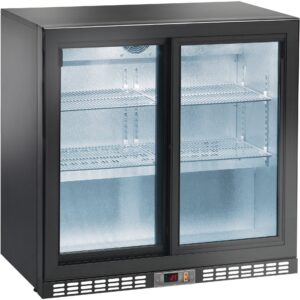 Cookmax Flessenkoelkast 220 l 2 schuifdeuren 4 roosters