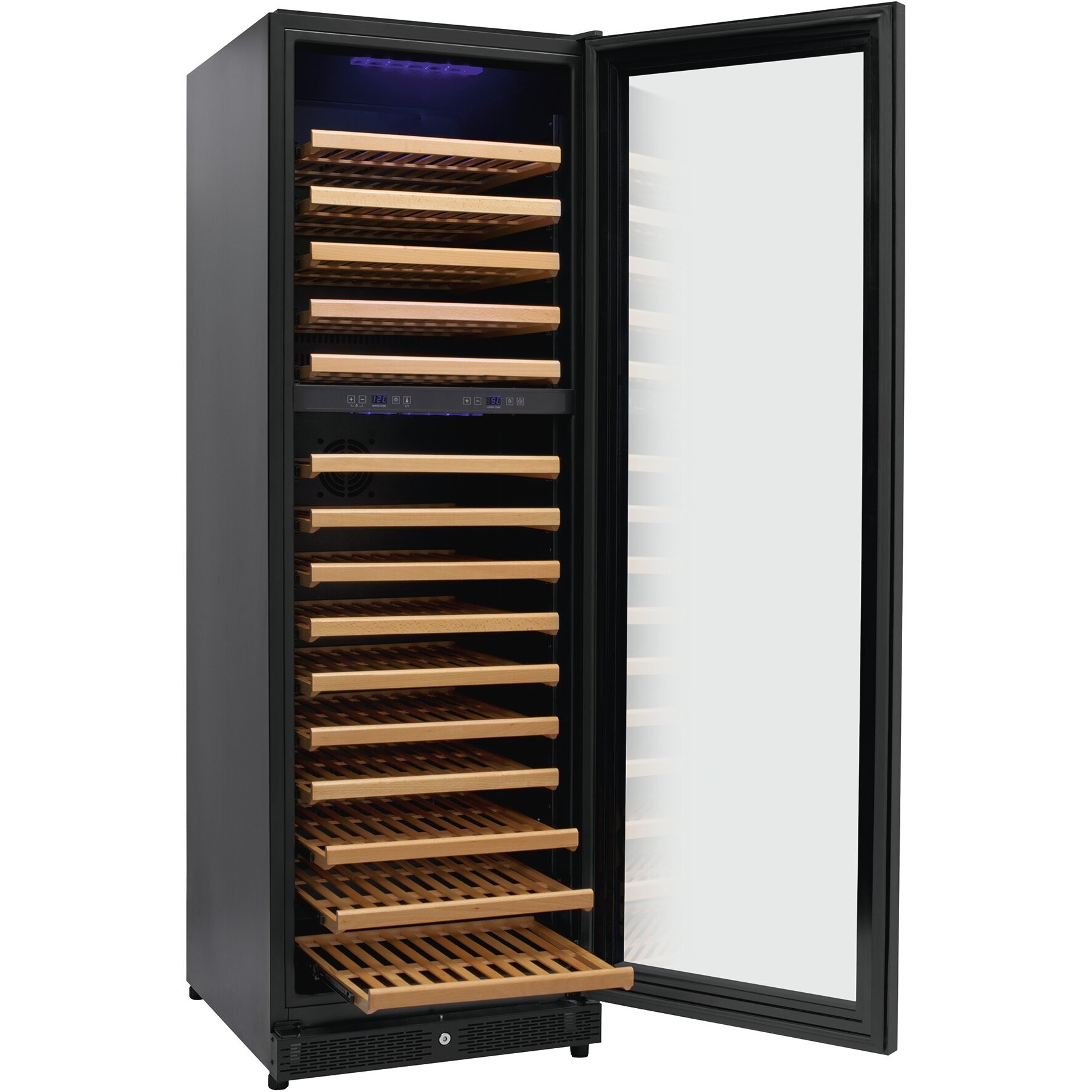 Cookmax Wijnkoelkast 2 zones / 160 flessen / 595 x 730 x 1830 mm - Afbeelding 2