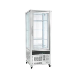 Cookmax Show-Koelvitrine Geforceerde koeling 400 l 706 x 706 x 1800 mm