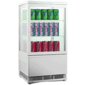 Cookmax Tafelkoelvitrine geforceerde koeling 58 l 428 x 386 x 810 mm