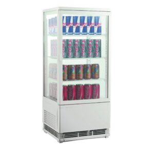 Cookmax Tafelkoelvitrine geforceerde koeling 78 l 428 x 386 x 960 mm