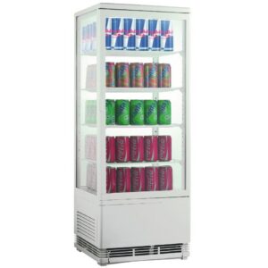 Cookmax Tafelkoelvitrine Geforceerde koeling 98 l 428 x 386 x 1110 mm