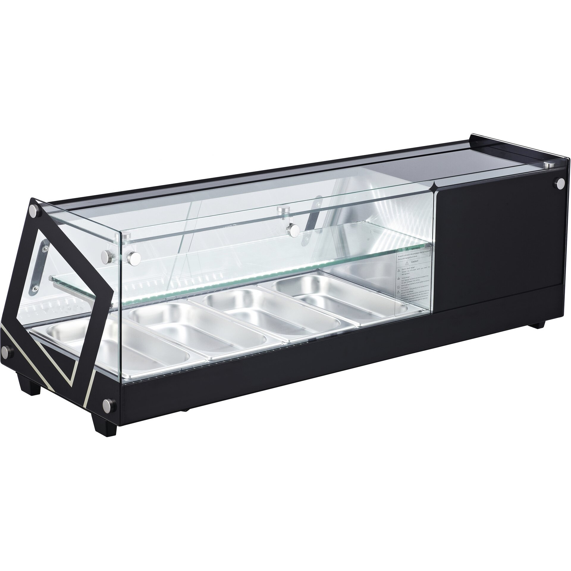 Cookmax Tapasvitrine 4 x GN 1/3