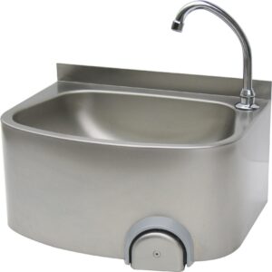 Cookmax Handwasbak halfrond ovale kom wandmontage 480 x 360 x 220 mm