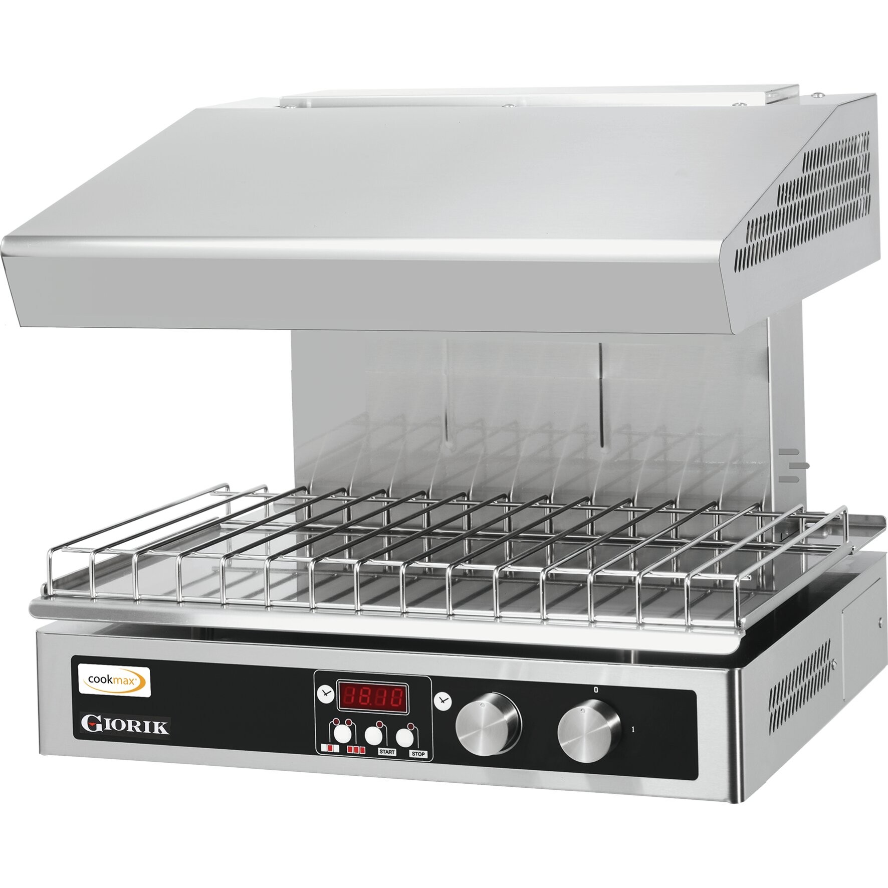 Cookmax Lift-Salamander Hi-Lite met vaste deksel 570 x 534 x 520 mm