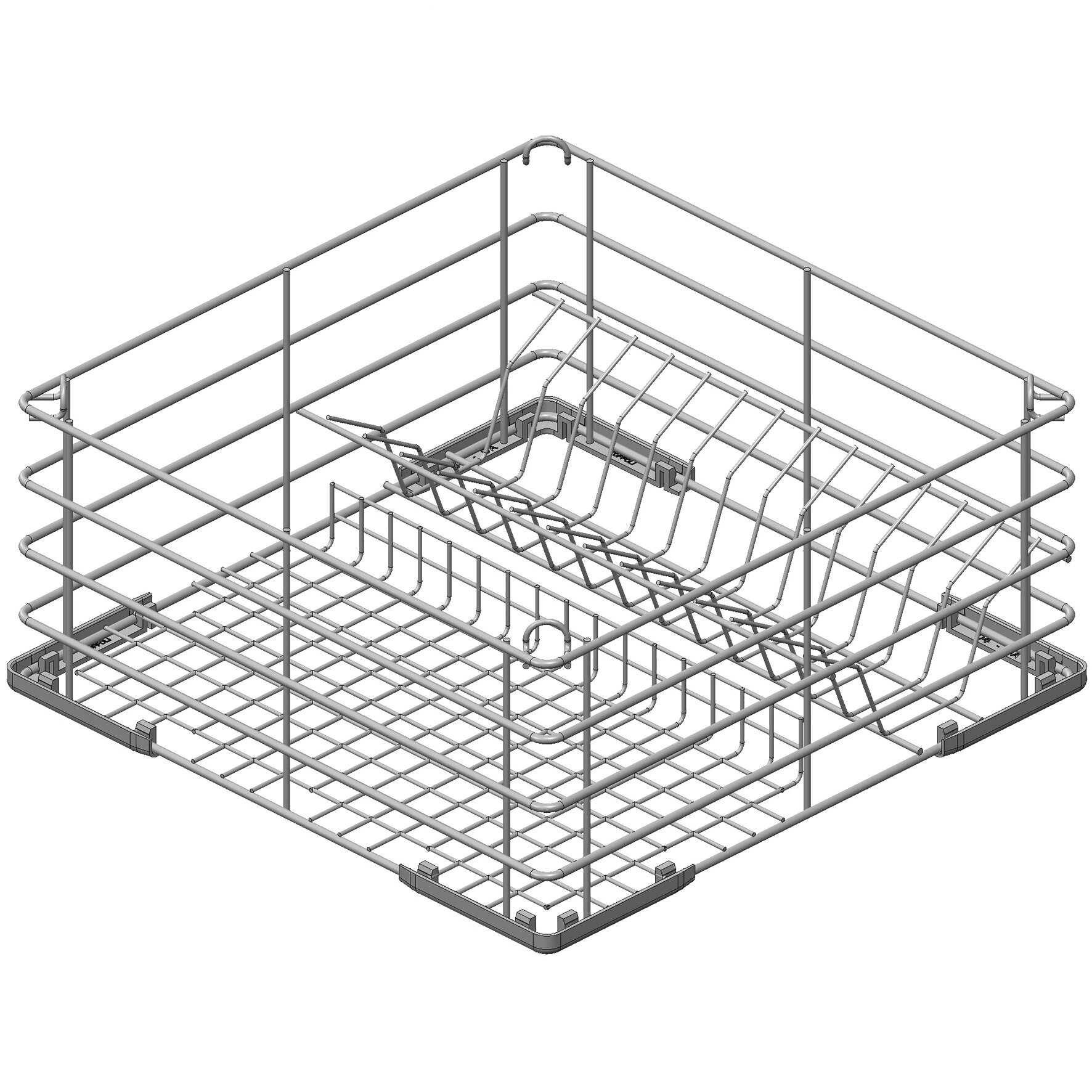 Cookmax Bistrokorf 400 x 400 mm voor glazenspoelmachine 90811018