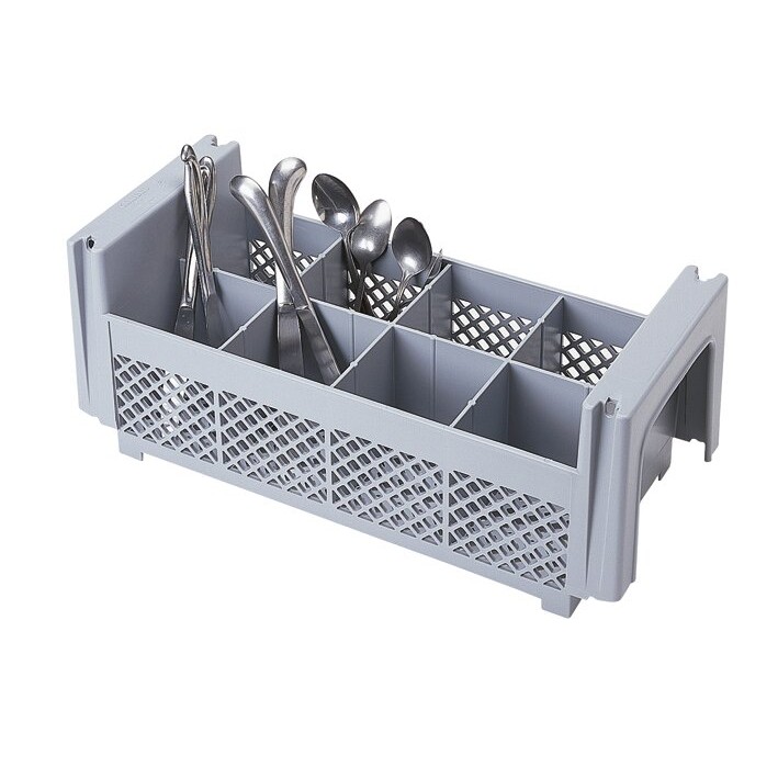 Cookmax Vakkenbestekkorf 8 vakken á 89 x 89 x 112 mm / 500 x 250 x 184 mm