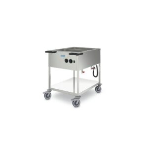 Cookmax Spijsuitgiftewagen 2 x GN 1/1 met verwarming 677 x 914 x 899 mm