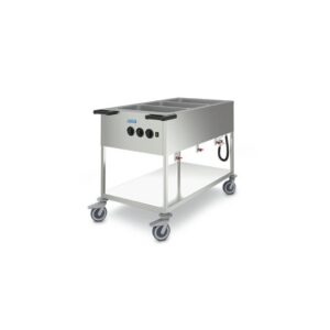 Cookmax Spijzenuitgiftewagen 3 x GN 1/1 met verwarming 677 x 1255 x 899 mm