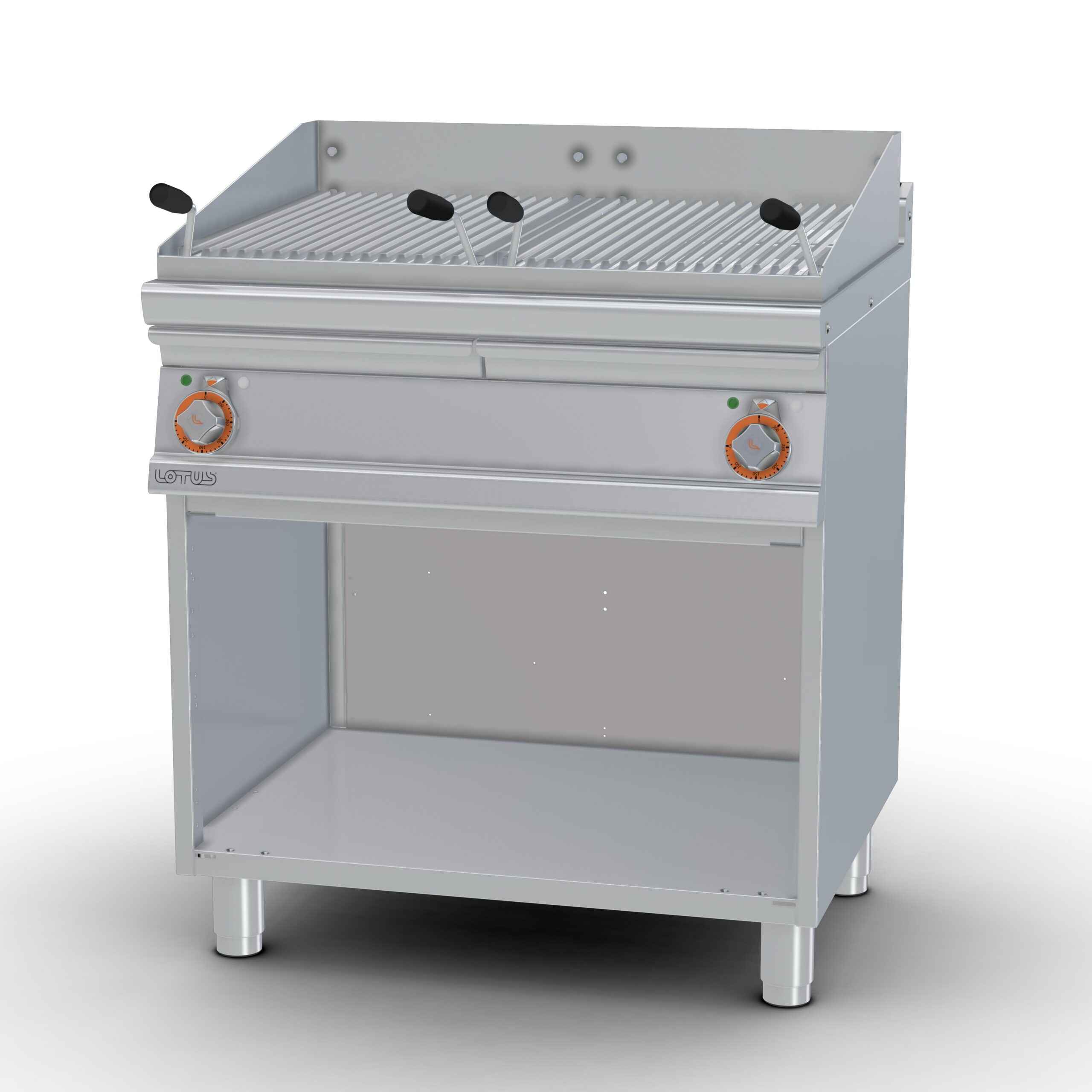 Lotus Elektrische grill 2 zones CW-78ET Serie 70, driefasig, RVS rooster