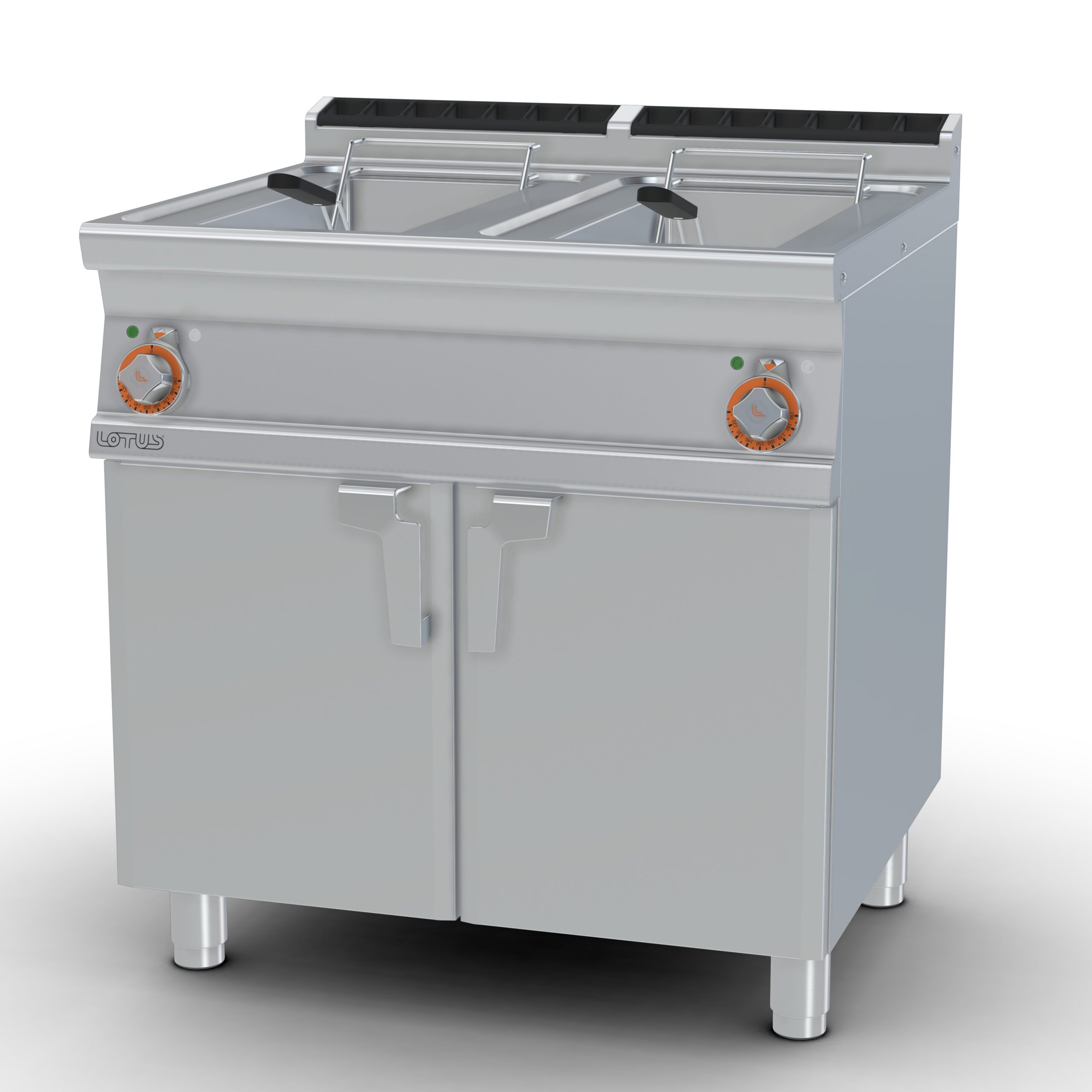 Lotus Elektrische friteuse 2x13 l F2/13-78ET Serie 70, driefasig, zeef, deksel