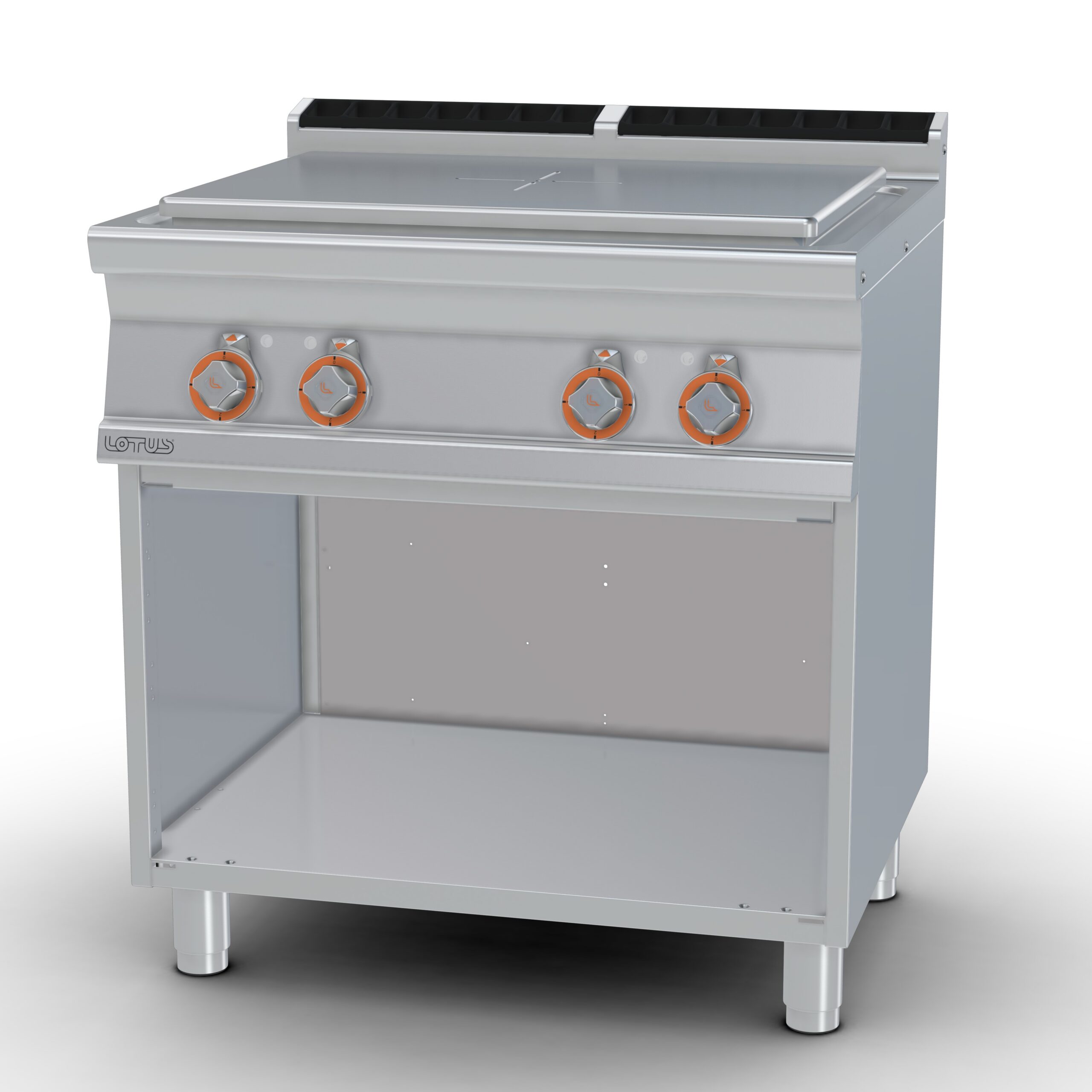 Lotus Elektrische doorkookplaat 4 zones TP-78ET Serie 70, driefasig, open onderbouw