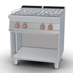 Lotus Gas-kookplaat 4 branders PC-78GP Serie 70, open onderbouw