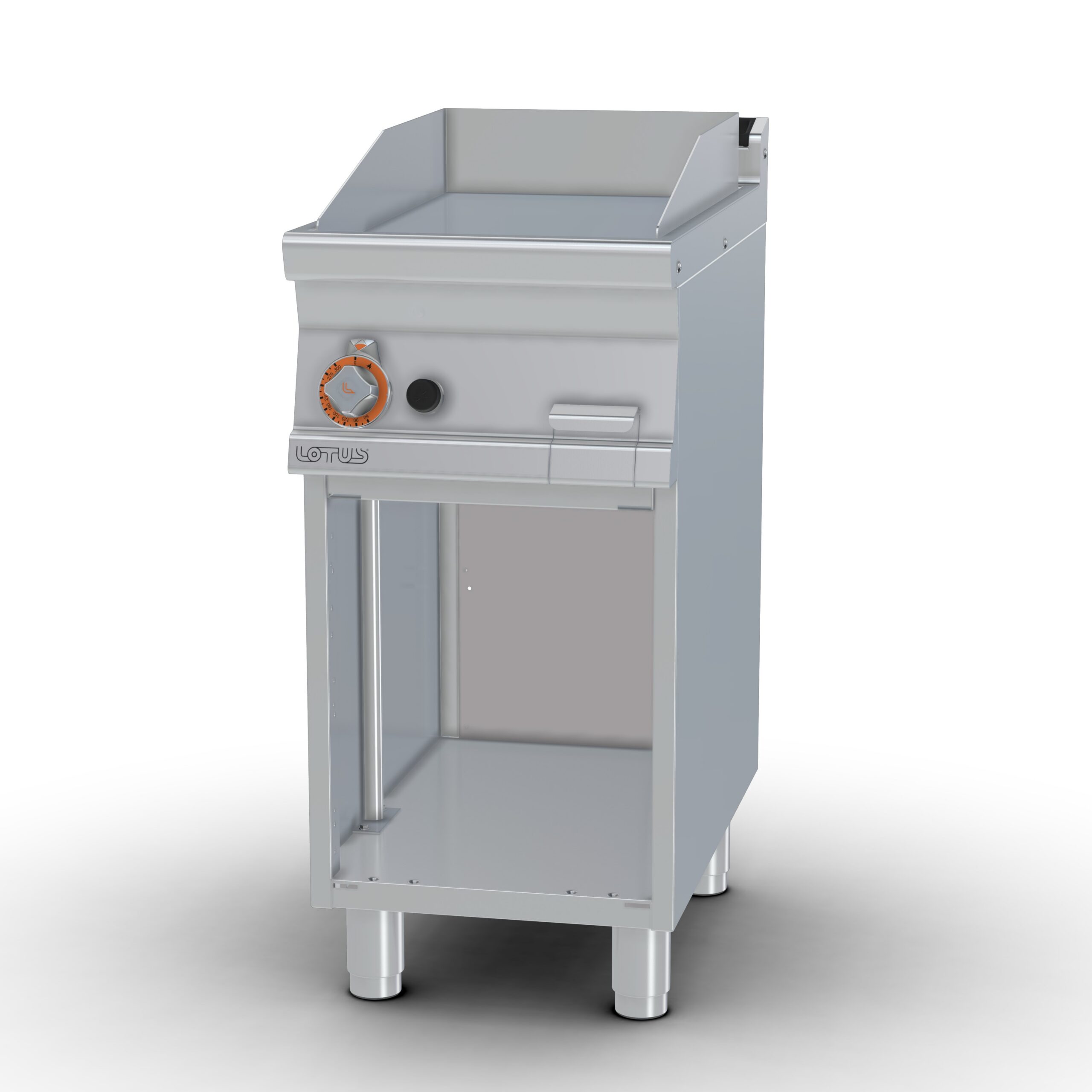 Lotus Gas-Grillplaat glad FTL-74GS hardverchroomd, Serie 70, open onderbouw