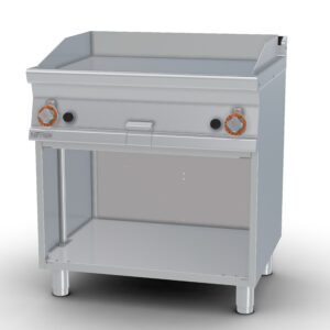 Lotus Gas-Grillplaat glad FTL-78GSS Hoogglans chroom, Serie 70, 2 verwarmingszones