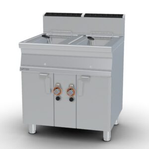 Lotus Gas-Friteuse 2x13 l F2/13-78G Serie 70, zeef, deksel, opvangbak