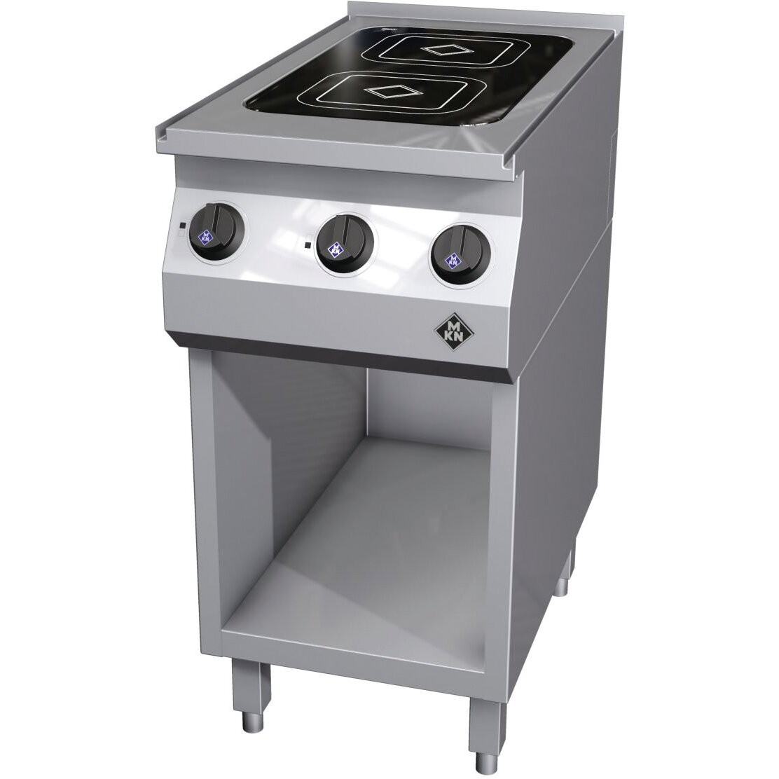 MKN Ceran-fornuis 2 verwarmingszones / Vitro 2 / Veld 305 x 540 mm