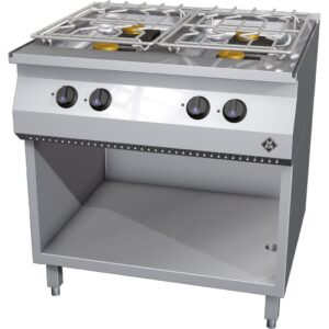 MKN Gas-fornuis 4-pits / HotLine / 800 x 700 x 700 mm