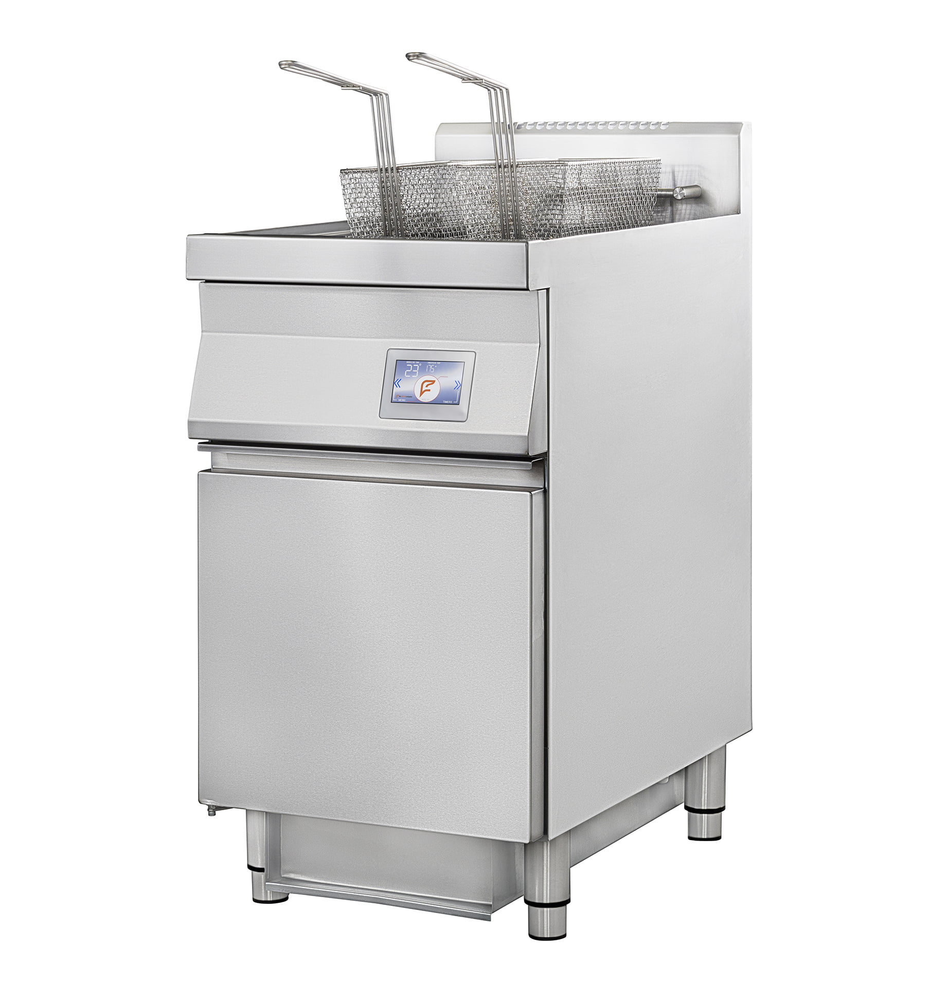 The Fryer Company stand-alone friteuse met touchscreen